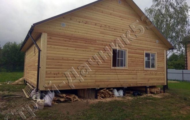 3 Брусовой дом 10×9, 90 м², Калужская область, Деревня Лихун (4)